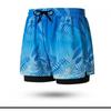 Mens Quick-Dry Beach Shorts Swim Trunks Surfing Diving Pool Relaxation Loose Fit Sportwear