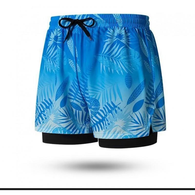 Mens Quick-Dry Beach Shorts Swim Trunks Surfing Diving Pool Relaxation Loose Fit Sportwear