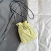 Fashion Minimalist Solid Shoulder Crossbody Bags Girls Messenger Bag Lightweight Phone Bag Nylon Small Coin Purse