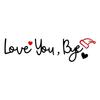 Retro Love You Bye Wall Decors Love You Bye Acrylic Sign for Home Coffee Wall Art Gift to Express Warm for Your Family