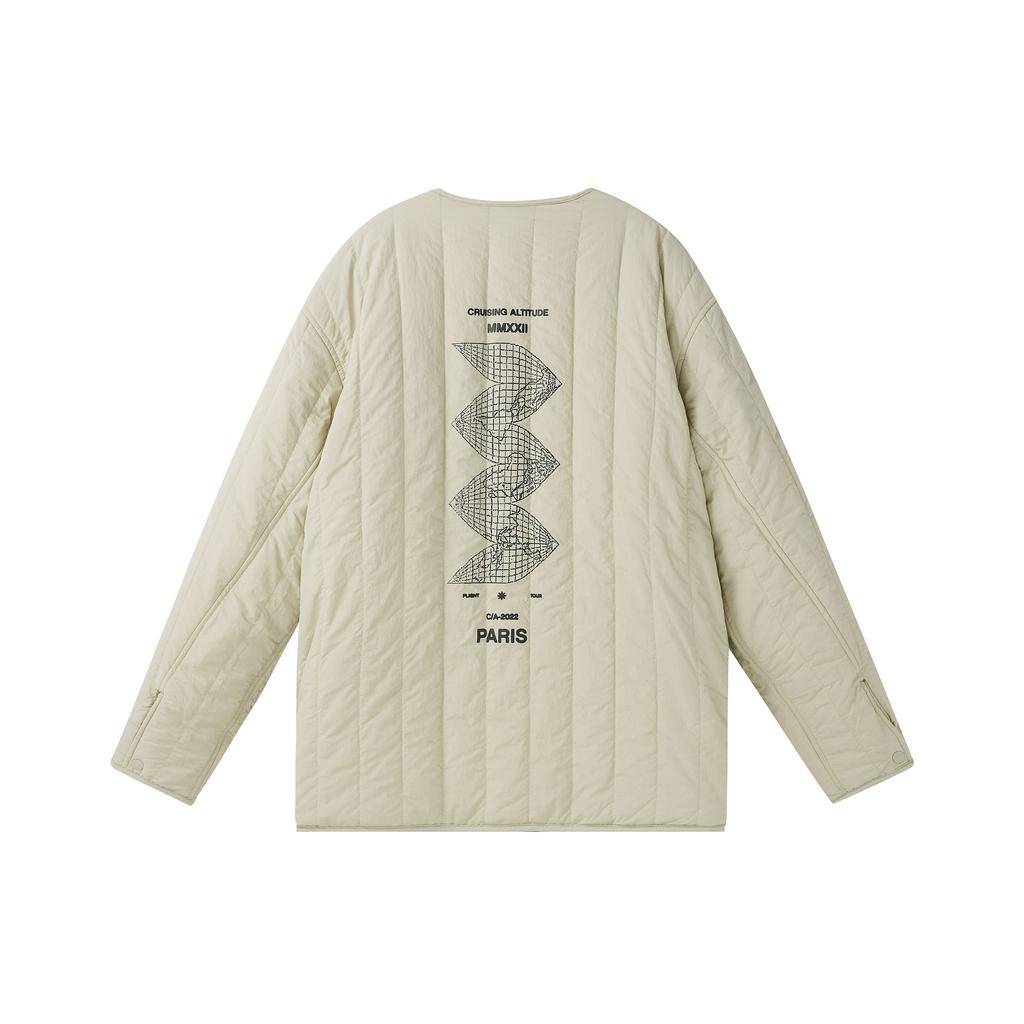 Jordan Embroidered Logo Single-Breasted Lightweight Short Cotton Jacket Men Outerwear DX4350-680