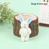 High Quality  5Cm Soft Mini Plush Rabbit Dollhouse Miniature Accessories Animal Toy Furniture For Doll Home Decoration 1Pc