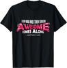 Someone Awesome Comes Along Funny Graphic Novelty Sarcastic T-Shirt