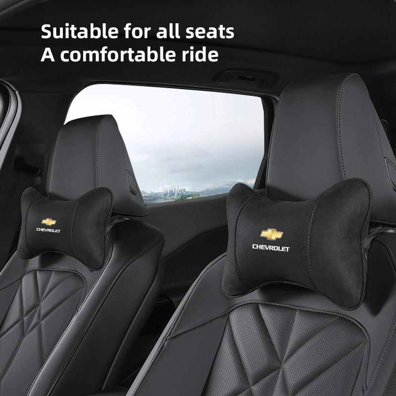 Keychain High-quality Car Headrest Memory Foam Automobile Neck Pillow Interiors For Chevrolet Spark Captiva Cruze Epica Z71 Sail  KA9