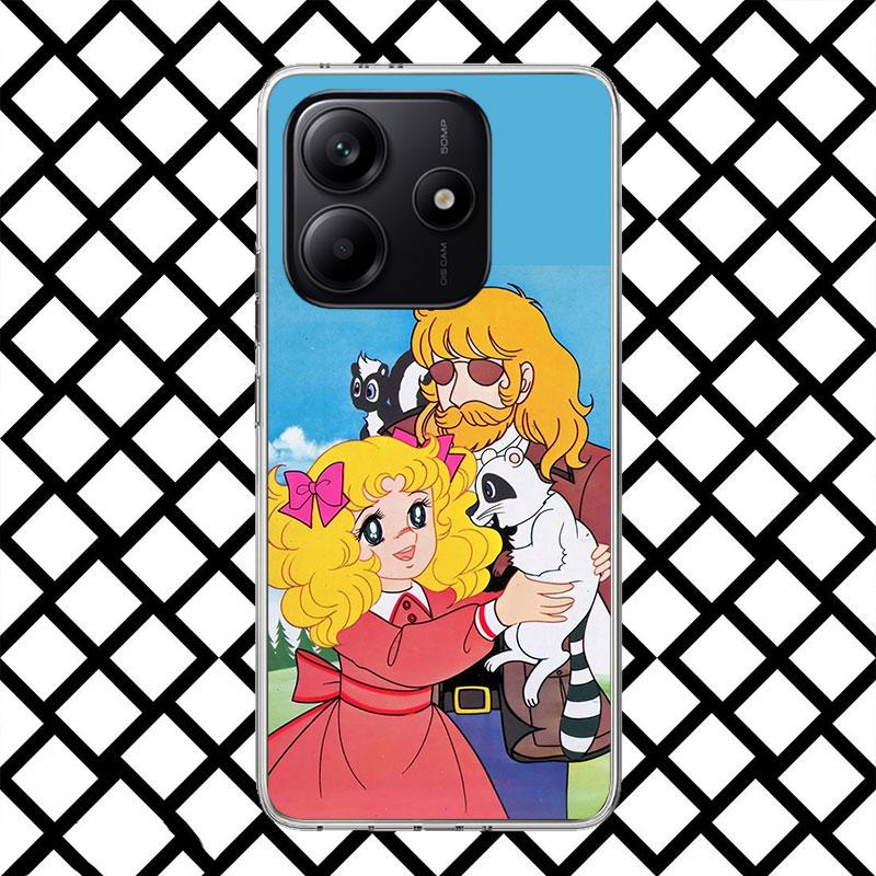Candy 90s Anime Phone Case for Xiaomi Redmi Note 15 14 14S 13 12 12S 11 Pro Plus 11E 11T 11S 10S 5G Soft Cover Fundas Redmi Note