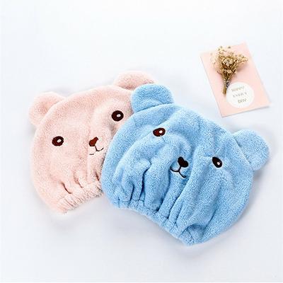 Water-Absorbing Adult Thickened Wiping Hair Quick-Drying Turban Shower Cap
