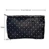 Black Dots Cosmetic Bag Women Makeup Bag Travel Wash Bag Female Travel Storage Bag Women Make Up Bag Organizer Toilet Bag Clutch