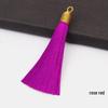 8CM Gold Threaded Cap Pull Ring Tassel Fringe Ornament Pendant Bookmark Accessory