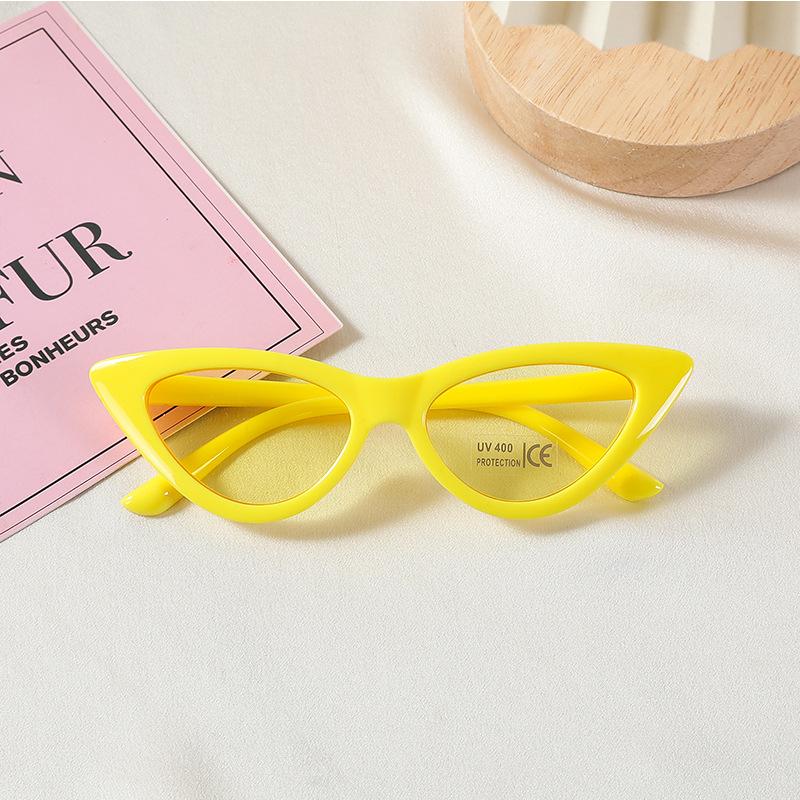 Fashion Children Cute Cat Eye UV400 Sunglasses Baby Girls Outdoor Sun Protection Sunglasses Kid Eye Protection Glasses