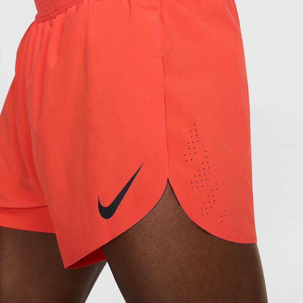 Nike Aeroswift Dri-Fit Adv Hurtigtørkende Komfortable Myke Sportsshorts Herreshorts Oransje FN3352-696