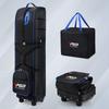 PGM Foldable Wheeled Golf Bag with Dustproof Storage, Thickened for Airplane Check-in