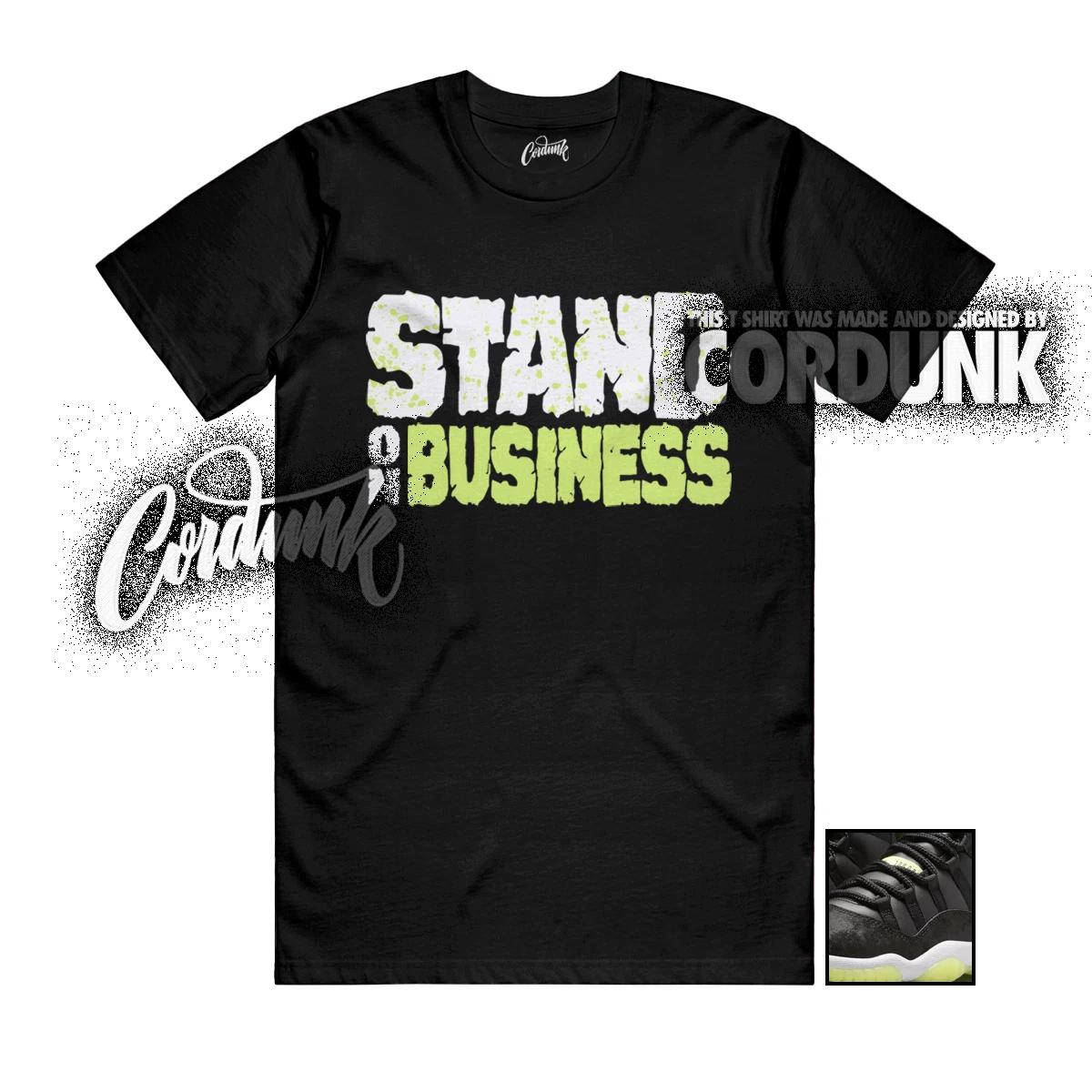 

11 Inner Beast GS Barely Volt Dark Raisin White Black T Shirt Match SOB S