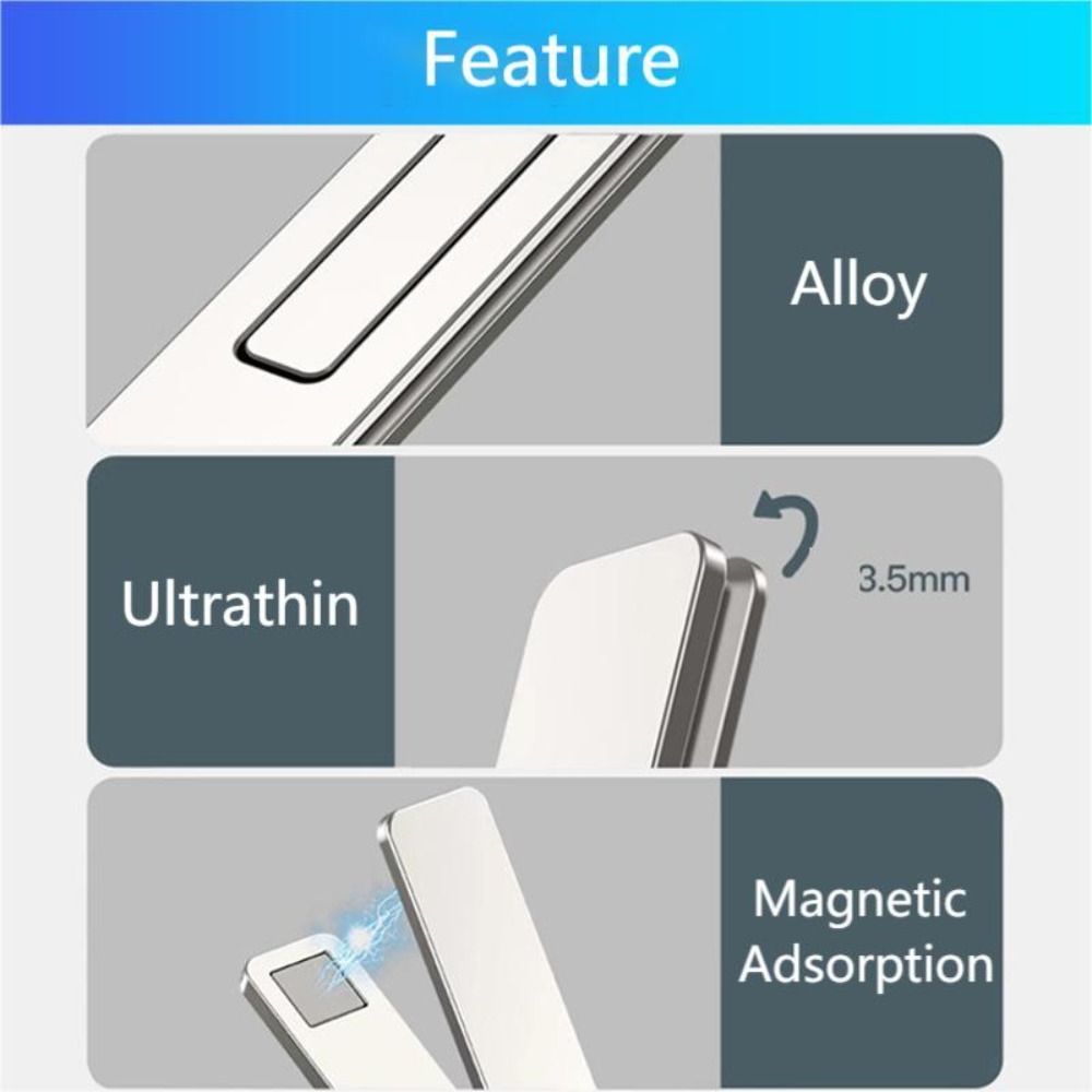 2 buc mini suport pliabil ultra subțire pentru telefon suport portabil pentru deget suport pentru telefon mobil