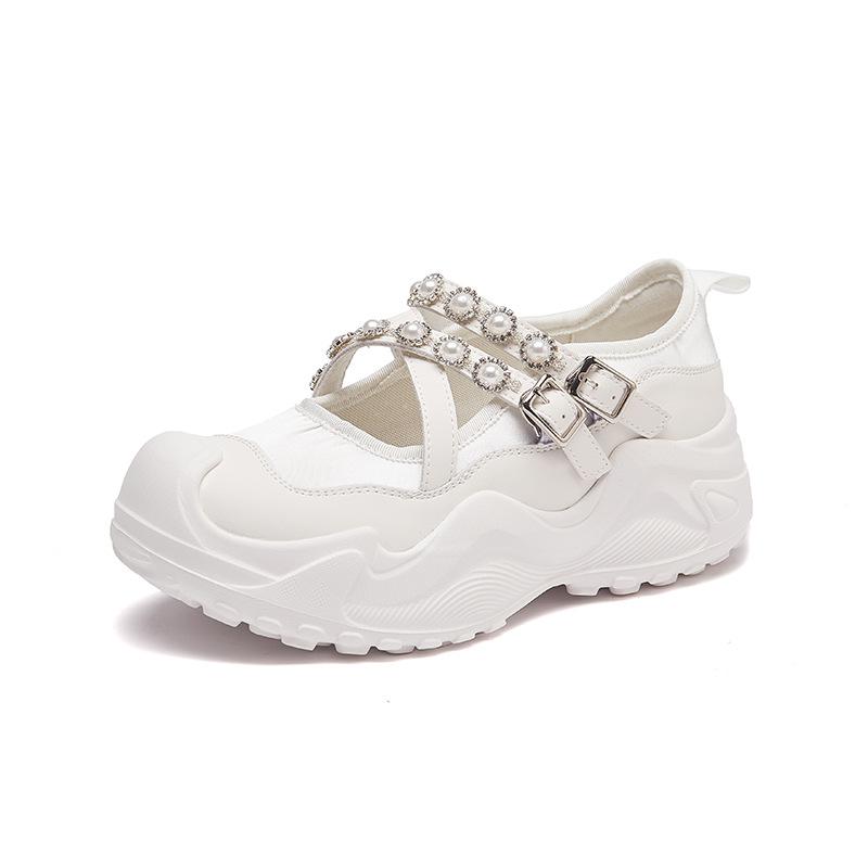 New Dad Shoes for Women Fashionable Thick-soled Sports Single Shoes