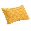 Living Room Bedroom Cotton And Linen Cut Flower Sofa Cushion