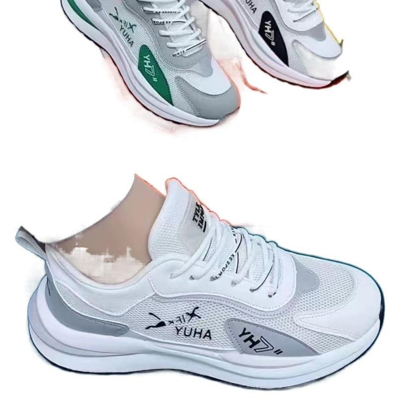 Męskie i Damskie Ten Sam Styl Buty Taty Wiosna i Lato Nowe Siateczkowe Oddychające Buty Męskie Miękka Podeszwa Antypoślizgowe Wszechstronne Proste Buty Casual