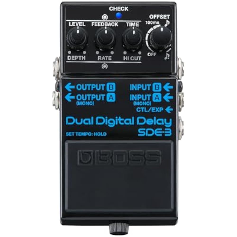 BOSS SDE-3 Dual Digital Delay Pedals | Authentic Sound from the Legendary Roland SDE-3000 | Compa...
