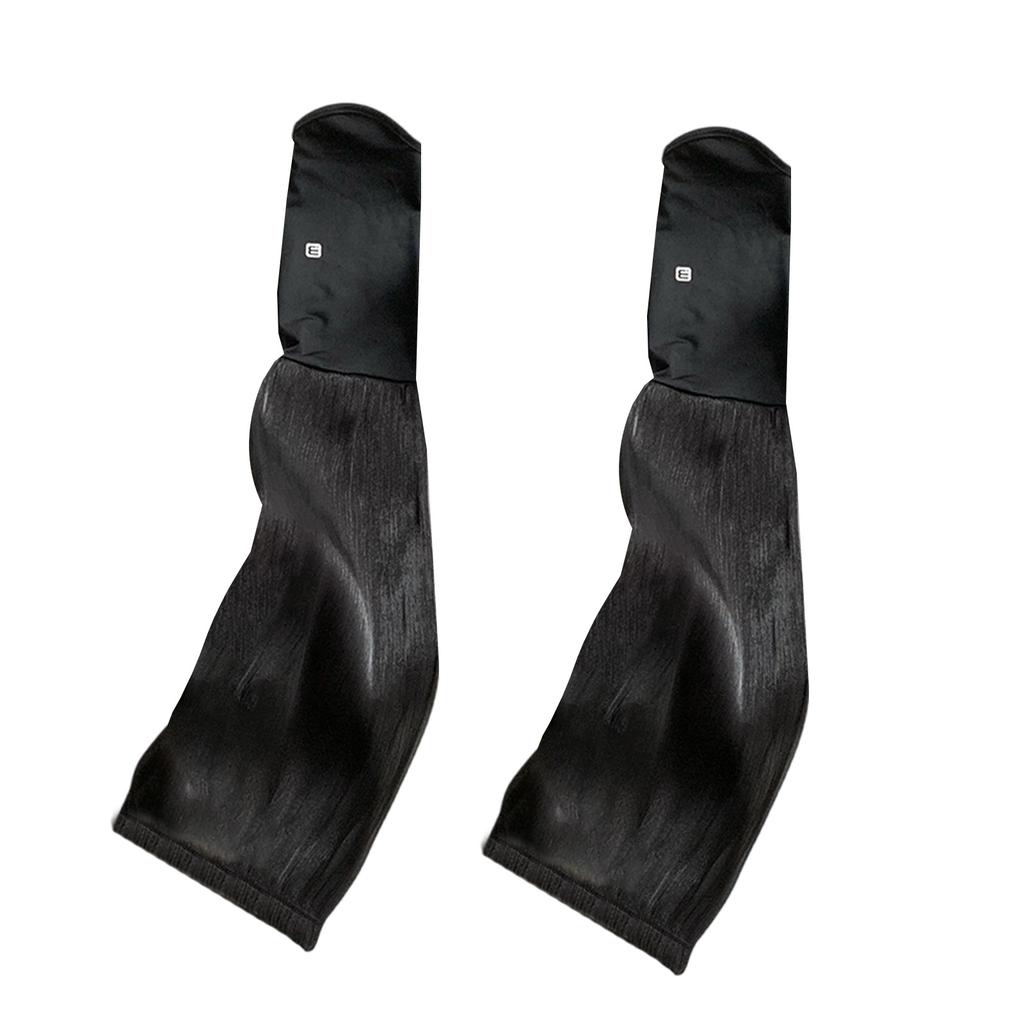 Fashionable Sports Arm Sleeves With Ice Silk Cooling Flexibility Sweat Wicking For Motorcycle Jogging
