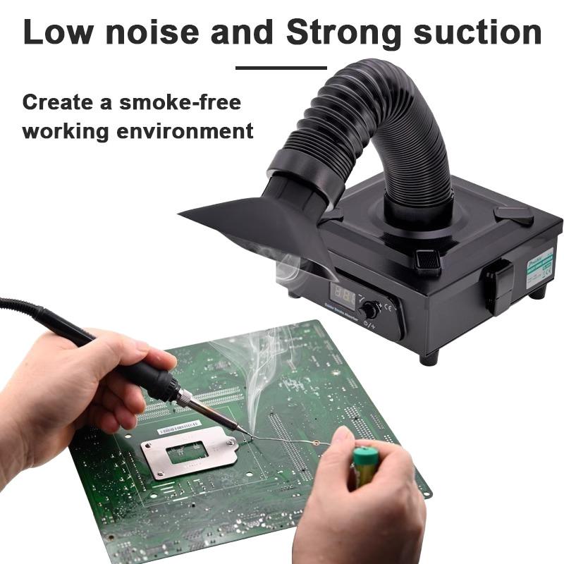 Three-layer Filtration Mobile Phone Repair Welding and Solder Smoke Exhaust Device Solder Smoke Absorber Desktop Smoke Purifier