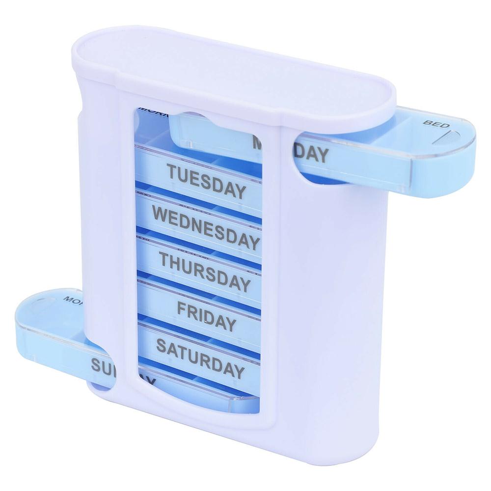 

1PC 7Day Week Pill Box Organizer Tablet Holder Medicine Tablet Drug Holder Storage Box Pillbox Case Organizer Container