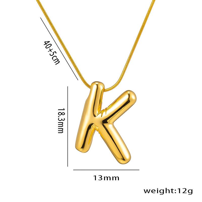 Collana con Ciondolo Lettera Alfabeto A-Z in Acciaio Inossidabile per Donna Catena a Serpente Iniziale Choker Clavicola Collane Gioielli per Regali di Compleanno