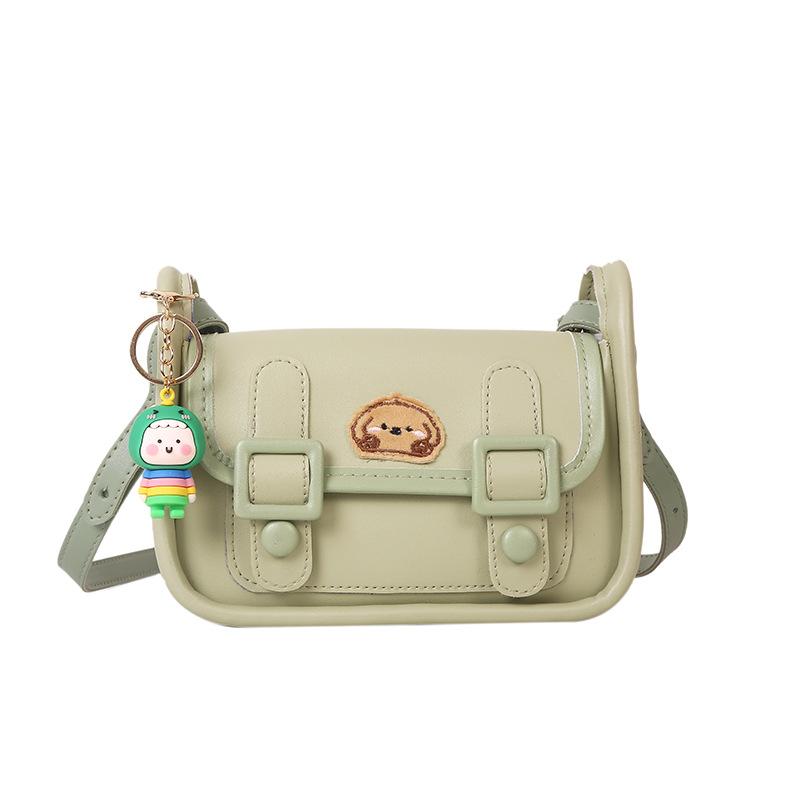 Shoulder small bag 2025 new solid color popular fashion casual simple small square bag