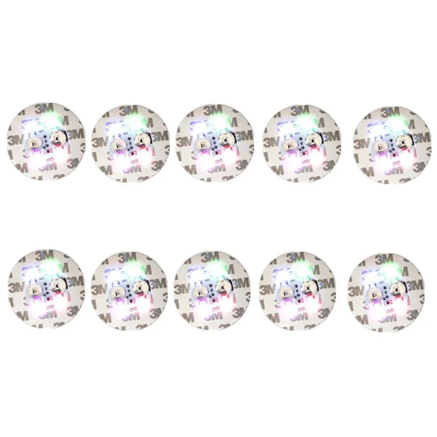 1-40PCS Battery Powered LED Coaster 3 Modes with Wine Glass Mat Cup Pad Sticker Bottle Drinking Club Bar Party Decor Night Light