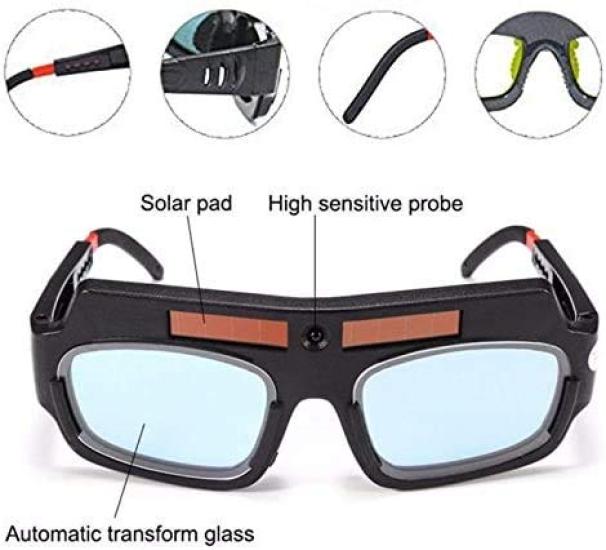 ZOYUBS Welding Welding Arc Welding Safety Glasses with Welding Mask and Automatic Welding Welding Fully Work Easy To Second Darkening Welding and