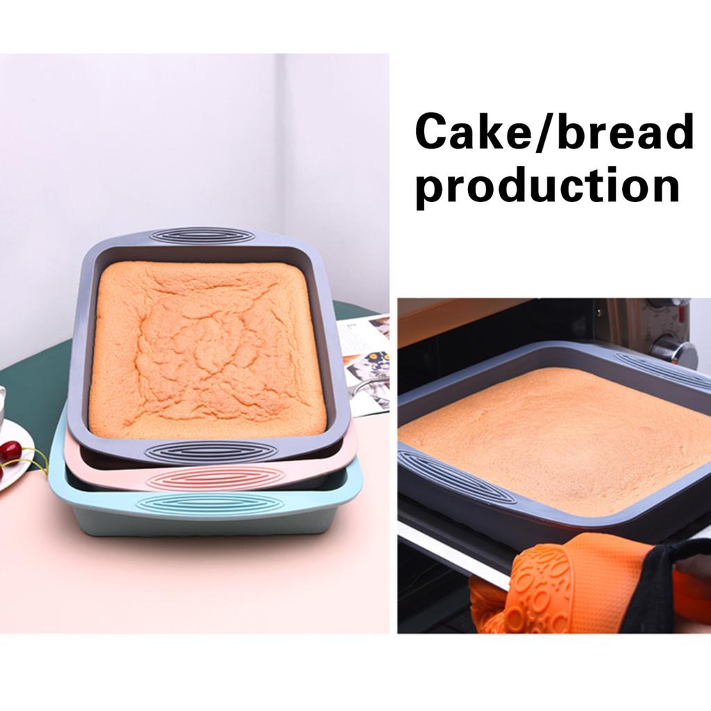 Long Lasting Wavy Grain Homemade High Temperature Resistant Silicone Cake Making Mold Tray Mould Kitchen Gadgets Baking Pan