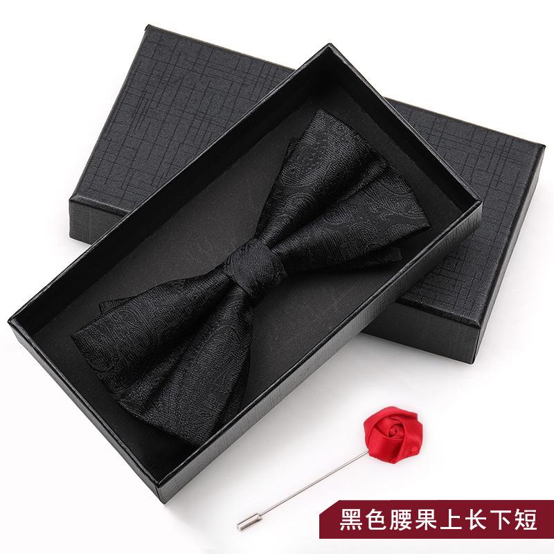 Bow Tie Men'S Wedding Groom Best Man Red Suit Shirt British Brothers Korean Bow Women'S Gift Box