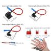 2Pcs 12V Fuse Holder Add-A-Circuit Tap Adapter Micro2 Mini Small Standard Atm Auto Fuse With