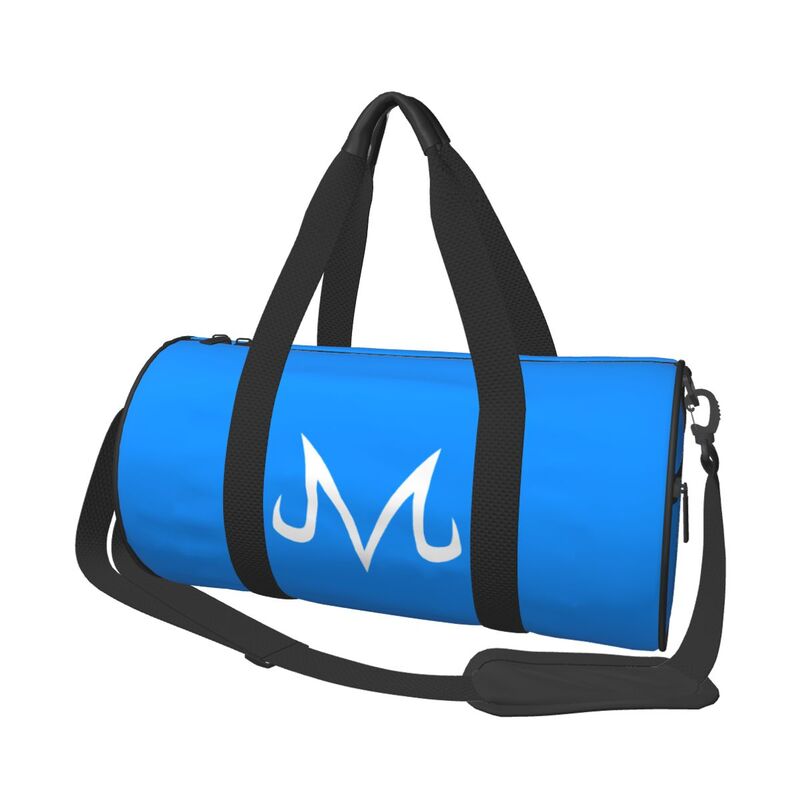 Majin Buu Print Round Travel Duffel Bags Sports Gym Bag Shoes Compartment for Men Women Waterproof Foldable Lightweight Bag