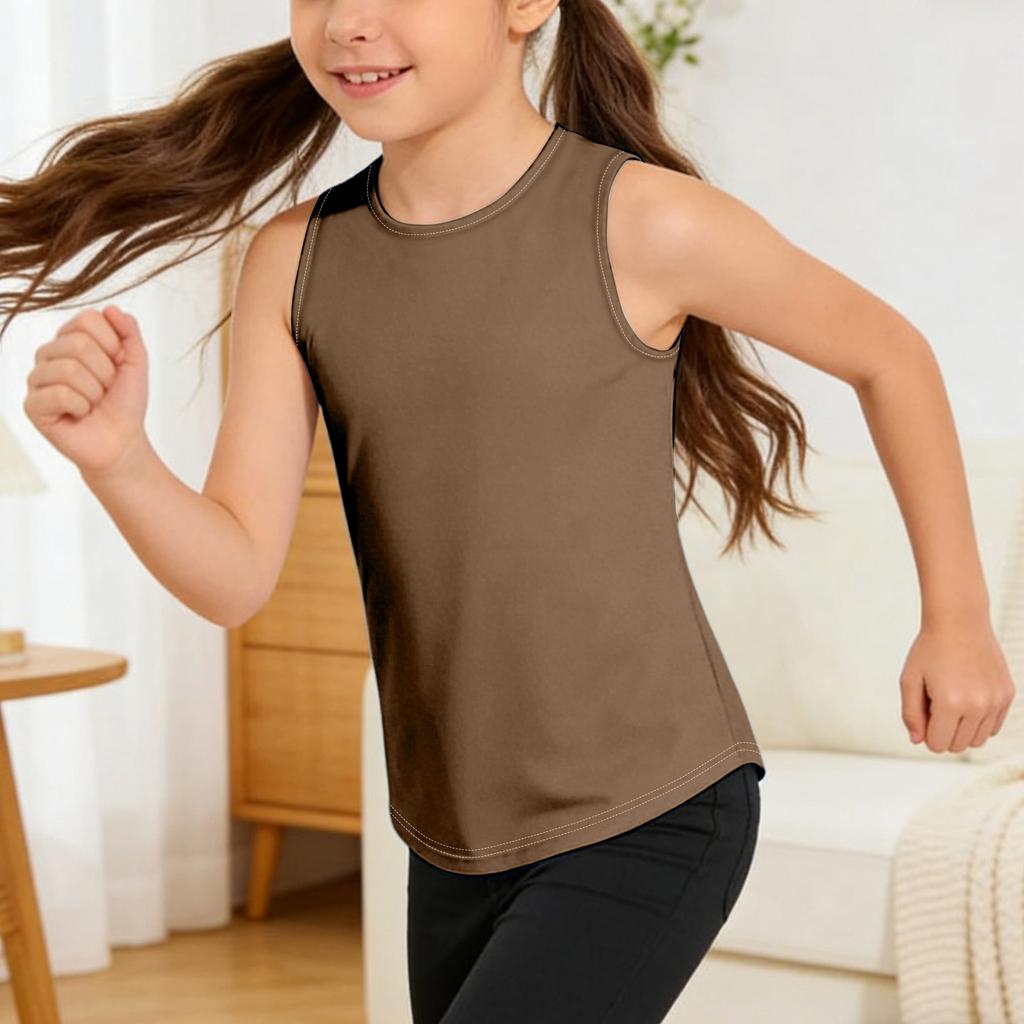 Women’s Sleeveless Racerback Pleated Back Tank Top Lightweight Loose Fit Casual Athletic Shirt for Everyday Wear