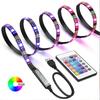Cross-Border 5V 5050 RGB LED Strip Light Kit, Seven-Color USB Bluetooth TV Backdrop & Ambient Decoration