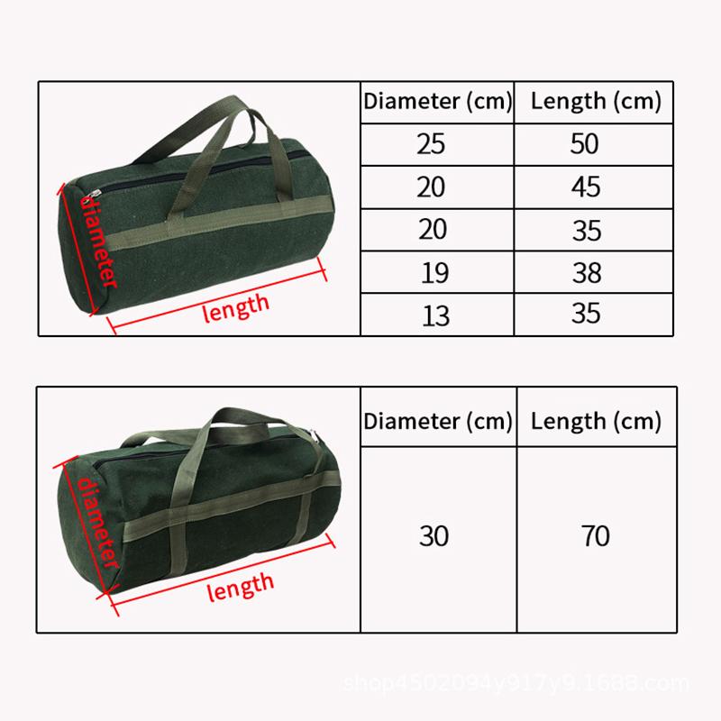 Durable Thicker Canvas Tool Bag Screwdriver Tools Packaging Large Capacity Repair Storage Pouch Electrical Tool Organizer