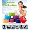 12 Pack Self Adhesive Bandage Wrap, Stretch Self Adherent Tape for Sports, Finger, Wrist, Ankle, Cohesive Bandages(1 Inch x 5 Yards/Roll)
