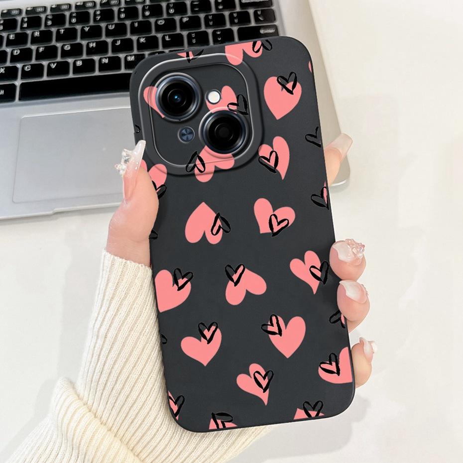 Cute Cartoon Phone Case For Tecno Spark Go 1 1S Soft Silicone Shockproof Cover For Tecno Spark Go 2025 Go1 Go1S Cases Bumpers