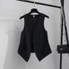 Women's Vest Coat Solid Color Sleeveless Spring and Summer Loose Casual Waistcoats