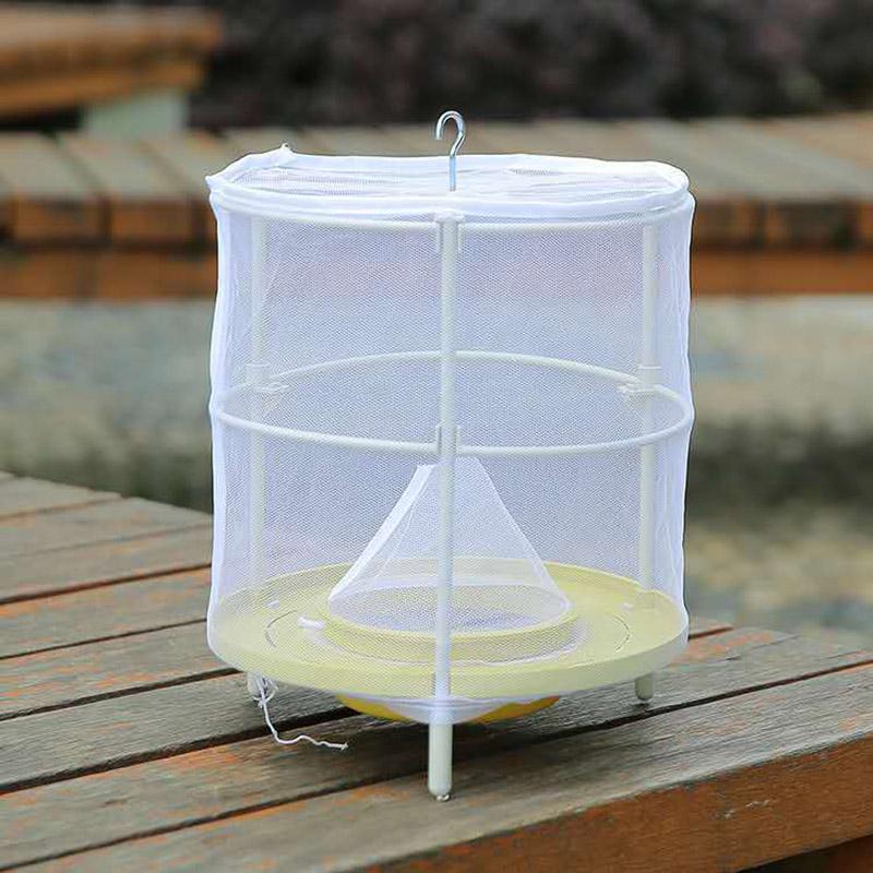 Reusable Fly Trap Pest Bug Catch Household Fly Trap with Hook Hanging Fly Killer Fly Trap Suitable for Farms Stable Garden
