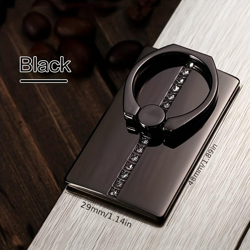 Waterproof Aluminum Alloy Cellphone Ring Holder - Elegant Metal Grip Stand for Smartphones