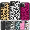 Fashion Leopard Print Phone Case For iPhone 17 Air 15 16 Cover  11 13 14 Pro Max 12 Plus Max Fundas