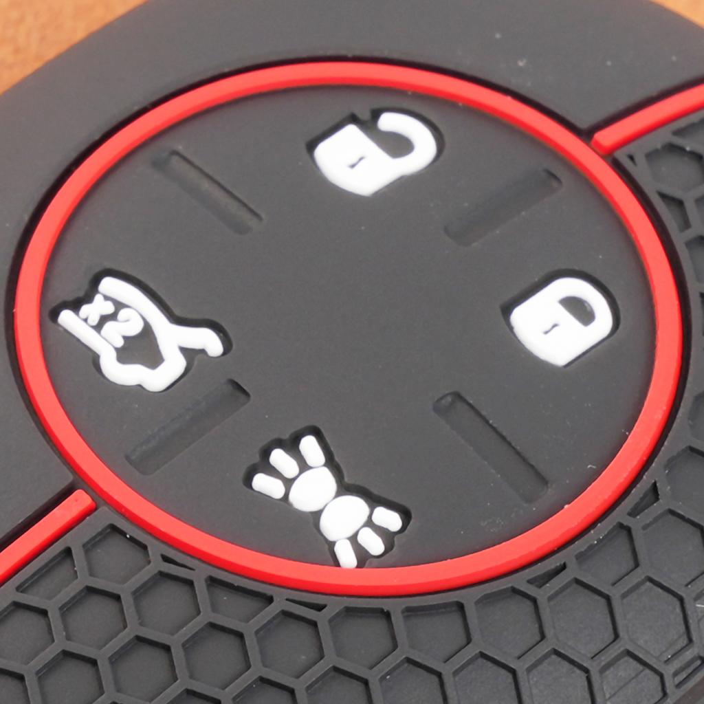 4 Button Silicone Key Ring Case Cover Shell Holder Protector For Fiat 500 500E 2020 2021 2022 Interior Styling Auto Accessories