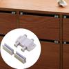 1/2/3 Sets Magnetic Glass Door Catch Latch Closure Adhesive Mounting Push Open Single Glass Door Catch with Cabinet Clamp Fit for 3-6mm Glass