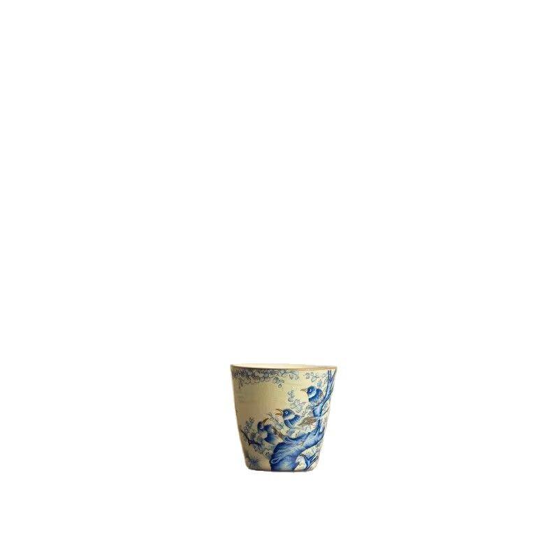 Ru Kiln Is Happy With The Eyebrows And Smells The Fragrance Cup Ceramic Opening Piece Personal Special Ceramic Master Cup National Style Tea Cup