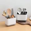 Zhaoran Cream Style Chopstick & Utensil Holder
