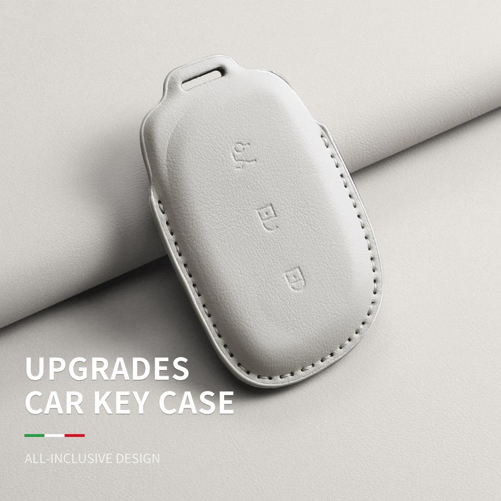Car Key Case Cover For Lynk & Co Z20 900 Z10 Leather Car Remote Key Case Cover Car Keychain Protector Shell Garnish Accessories