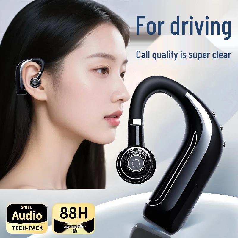New M69 Bluetooth Earphones with In-Ear Vibration Speaker, Business Style, Over-Ear, True Stereo