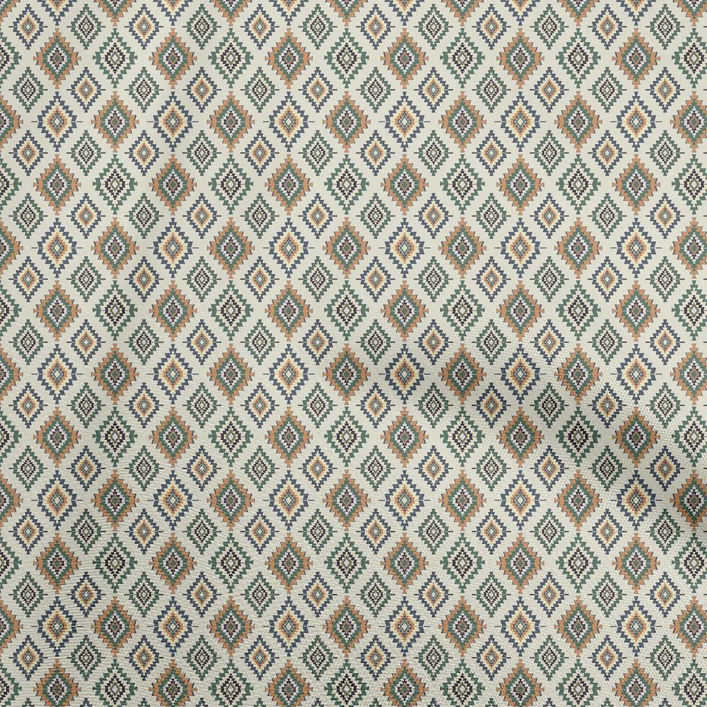 oneOone Cotton Flex Black Fabric Asian Kilim Diy Clothing Quilting Fabric Print Fabric By Yard 40 Inch