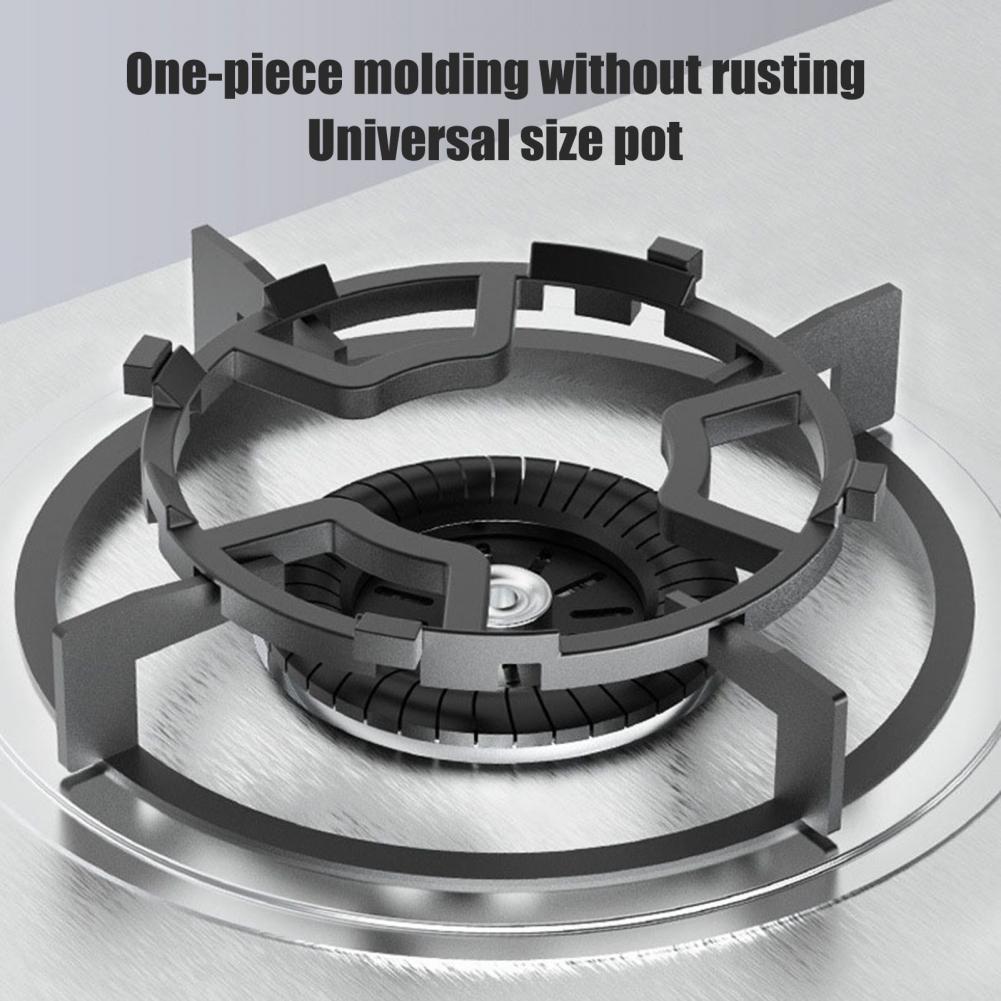 Gas Stove Rack Accessories Heavy Duty Carbon Steel Stove Stabilizer for Woks Pots Non-slip Universal Burner for Moka for Gas