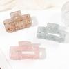 Hair Claw Hollow Rectangle Shape Back Head Shower Clip Strong Grip Medium Size Shark Hair Claw Versatile Hair Accessory